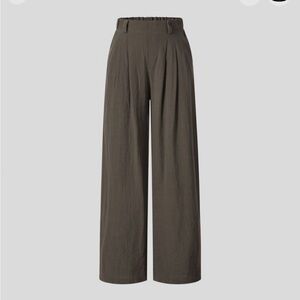 Viral Halara High Waisted Plicated Wide Leg Pants - Never worn